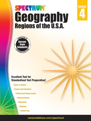 cover image of Spectrum Geography, Grade 4